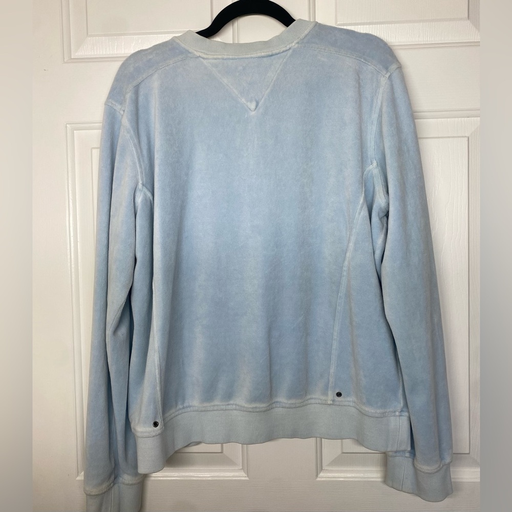 Tommy Hilfigure Vintage Soft Velour Light Blue XL - Picture 3 of 4